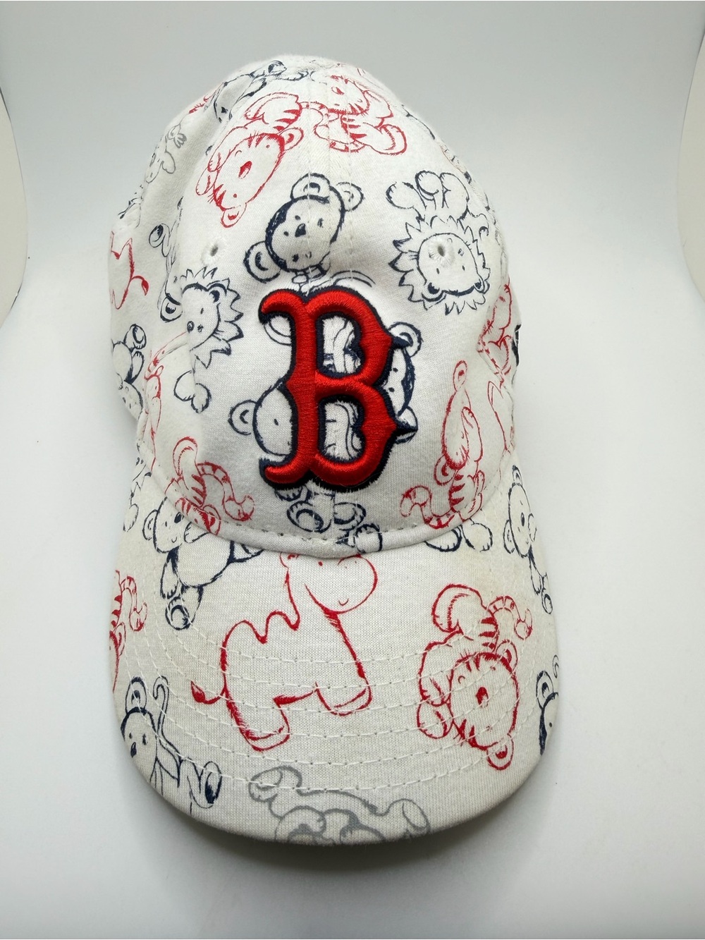 Pre-owned New Era unisex Toddler Boston Red Sox cloth baseball hat!